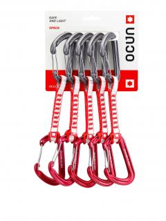 Zestaw ekspresów wspinaczkowych Ocun HAWK QD WIRE DYN 11 10cm red