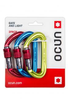 Zestaw karabinków Ocun HAWK SCREW 3-PACK