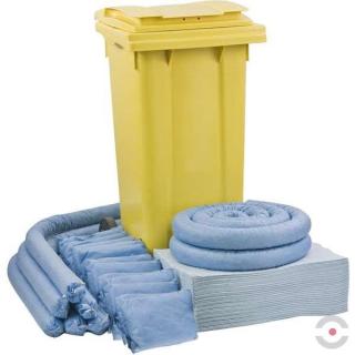 Zestaw mobilny Topserw, WHEELY 120, sorbenty tylko do oleju Industry, 112 l