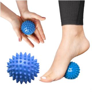 Piłka do masażu z kolcami 8CM niebieska