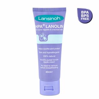 maść na brodawki lanolina LANSINOH 40ml + 6 wkładek laktacyjnych