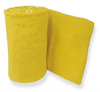 ochraniacz muślinowy 180cm mustard