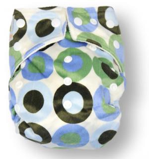 pieluszka wielorazowa dwurzędowa BAMBOO mix dots n