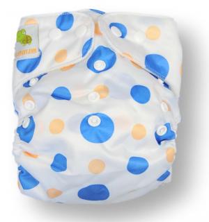 pieluszka wielorazowa PUL blue dots