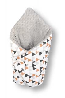 rożek obustronny wave szary triangles