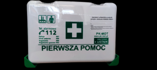 APTECZKA PRZEMYSŁOWA BD Z WIESZAKIEM ŚCIENNYM (DIN 13164 + USTNIK)