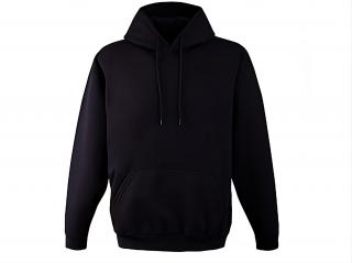 Bluza czarna z kapturem 280G