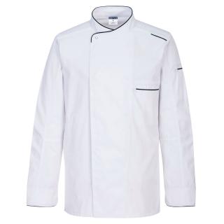 Bluza szefa kuchni Surrey z długim rękawem Portwest C835 Biała