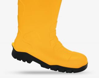 BUTY CAŁOTWORZYWOWE BEZPIECZNE Z METALOWYM PODNOSKIEM I WKŁADKĄ ANTYPRZEBICIOWĄ PPO 2051 - S5, CI, SRC
