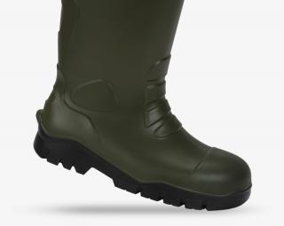 BUTY CAŁOTWORZYWOWE BEZPIECZNE Z METALOWYM PODNOSKIEM I WKŁADKĄ ANTYPRZEBICIOWĄ PPO 2052 - S5, CI, SRC