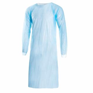 FARTUCH FOLIOWY CPE NIEBIESKI 25 SZT.