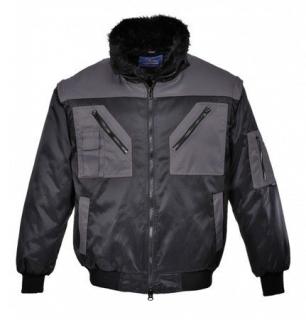 KURTKA ROBOCZA OCIEPLANA PJ20 PORTWEST 4W1 PILOT DWUKOLOROWA