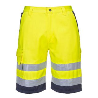 Lekkie szorty ostrzegawcze z polibawełny Portwest L043