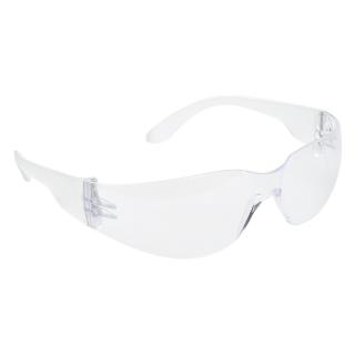 OKULARY OCHRONNE PORTWEST PW32 (CZARNE/PRZEZROCZYSTE)