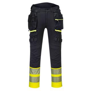 Portwest DX445 Spodnie ostrzegawcze klasy 1 DX4 z kieszeniami kaburowymi