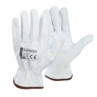 RĘKAWICE CAŁOSKÓRZANE X-DRIVER ROZ. 9-11