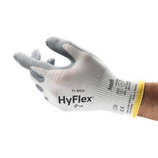 Rękawice HYFLEX 11-800 Foam dziane bez szwów (poliamid) powlekane spienionym kauczukiem nitrylowym