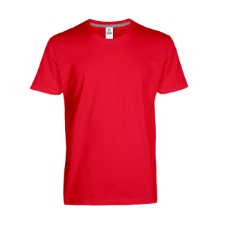 T-SHIRT KOSZULKA PRIME z bawełny Ring Spun CZERWONA