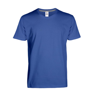 T-SHIRT KOSZULKA PRIME z bawełny Ring Spun NIEBIESKA