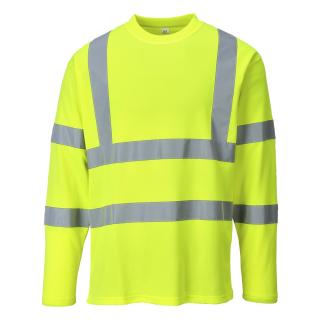 T-SHIRT OSTRZEGAWCZY PORTWEST S278 Z DŁUGIMI RĘKAWAMI ZÓŁTY