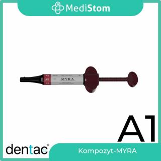 Kompozyt do wypełnień Myra, A1 - Microhybrid Composite A1, strzyk. 4g, DENTAC od MediStom