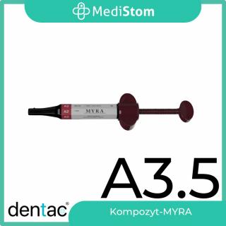 Kompozyt do wypełnień Myra, A3.5 - Microhybrid Composite A3.5, 4g, DENTAC od MediStom