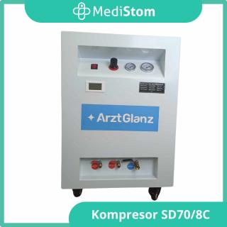 Kompresor Stomatologiczny Arzt Glanz 35litrów / 165l/min / 45db model:SD70/8CD od MediStom