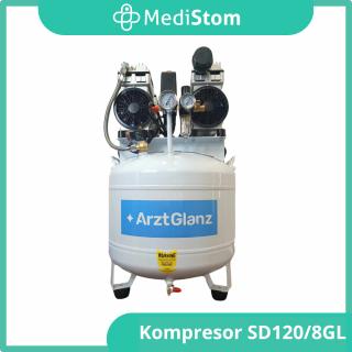 Kompresor Stomatologiczny SD-120/8GL, 50l z osuszaczem ARZT GLANZ od MediStom