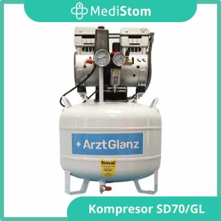 Kompresor Stomatologiczny SD-70/8GL, 40l z osuszaczem ARZT GLANZ od MediStom