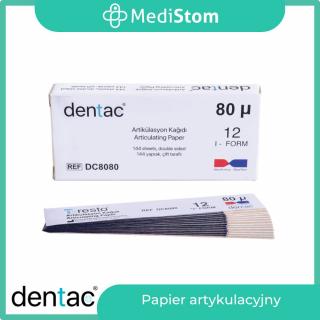 Papier artykulacyjny prostokątny, DENTAC od MediStom