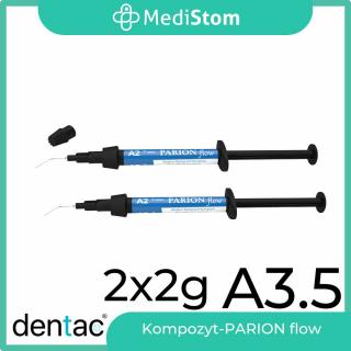 PARION Flow Composite A 3,5, 2x2g Kompozyt do odbudowy DENTAC od MediStom
