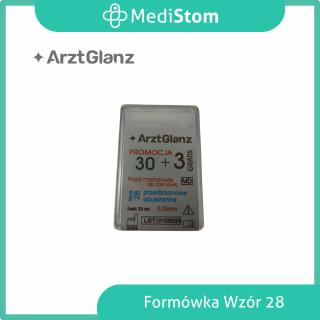 Paski do formówek tłoczone Arzt Glanz przedtrzonowe obustronne wzór 28 od MediStom