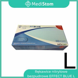 Rękawiczki nitrylowe bezpudrowe EFFECT BLUE rozmiar L od MediStom