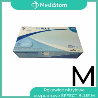 Rękawiczki nitrylowe bezpudrowe EFFECT BLUE rozmiar M od MediStom