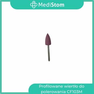 Silikonowa gumka do polerowania kompozytu i ceramiki Cf103M; 10 szt. od MediStom