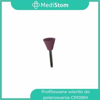 Silikonowa gumka do polerowania kompozytu i ceramiki Cr108M; 10 szt. od MediStom