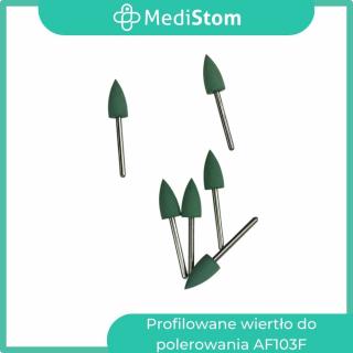Silikonowa gumka do polerowania kompozytu i metalu Af103F; 10 szt. od MediStom