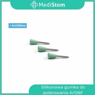 Silikonowa gumka do polerowania kompozytu i metalu Ar106F; 10 szt. od MediStom