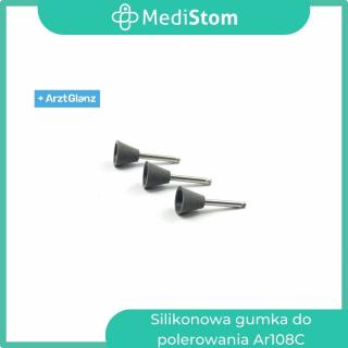 Silikonowa gumka do polerowania kompozytu i metalu Ar108C; 10 szt. od MediStom