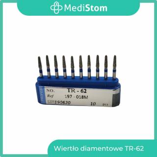 Wiertło diamentowe TR-62 197-018M; (niebieskie); 10 szt. od MediStom