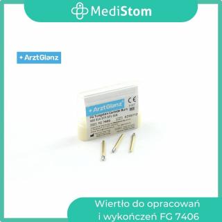 Wiertło do opracowywania i wykańczania (12 ostrzy)FG 7406; 5 szt. od MediStom