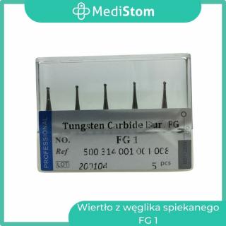 Wiertło z węglika spiekanego FG 1; 5 szt. od MediStom