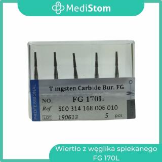 Wiertło z węglika spiekanego FG 170L; 5 szt. od MediStom