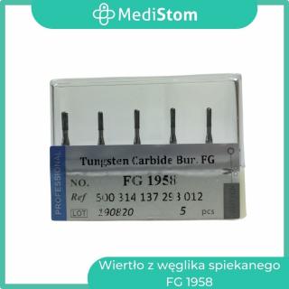Wiertło z węglika spiekanego FG 1958; 5 szt. od MediStom