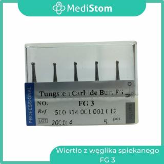 Wiertło z węglika spiekanego FG 3; 5 szt. od MediStom
