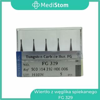 Wiertło z węglika spiekanego FG 329; 5 szt. od MediStom