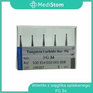 Wiertło z węglika spiekanego FG 34; 5 szt. od MediStom