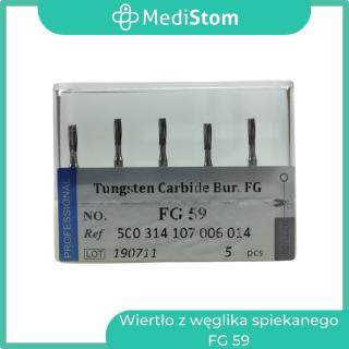 Wiertło z węglika spiekanego FG 59; 5 szt. od MediStom