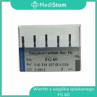 Wiertło z węglika spiekanego FG 60; 5 szt. od MediStom