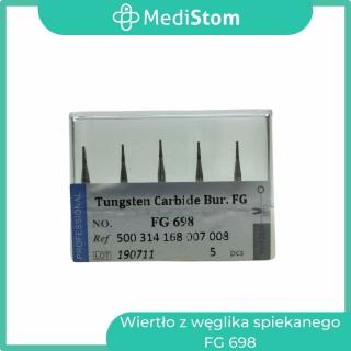 Wiertło z węglika spiekanego FG 698; 5 szt. od MediStom